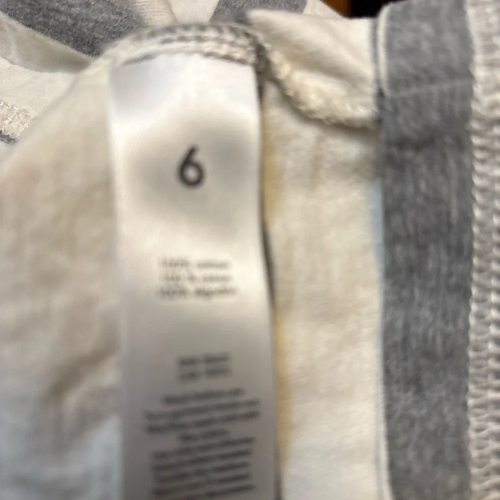 Carter's Gray and White Striped Hoodie